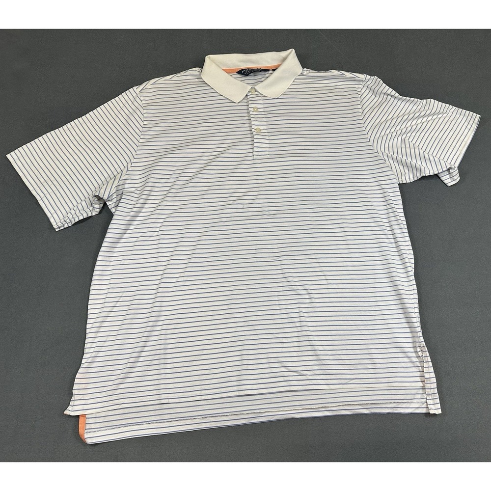 Vintage Polo Golf Ralph Lauren Performance Pima Cotton Polo Shirt XL Striped